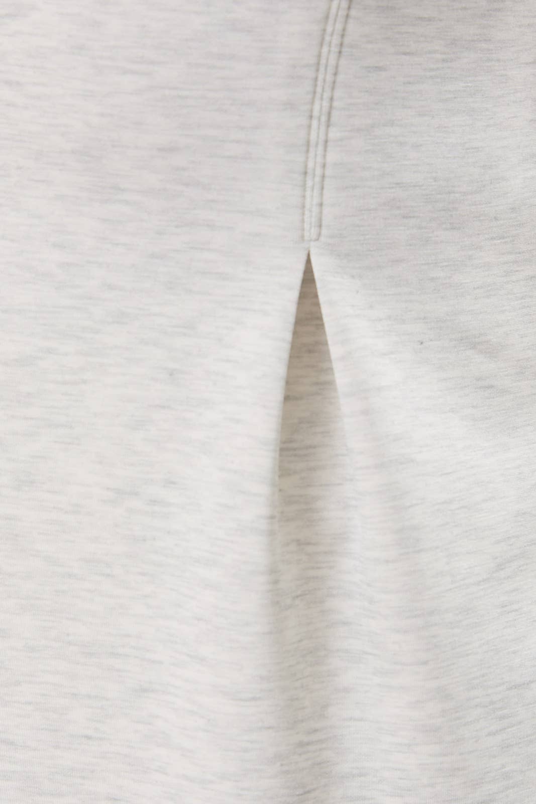 CREW NECK CAP SLEEVE PLEATED WAIST TOP: ASH GREY