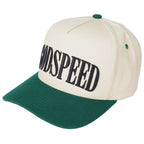 C.C GODSPEED Letter Embroidery Trucker Cap: Green