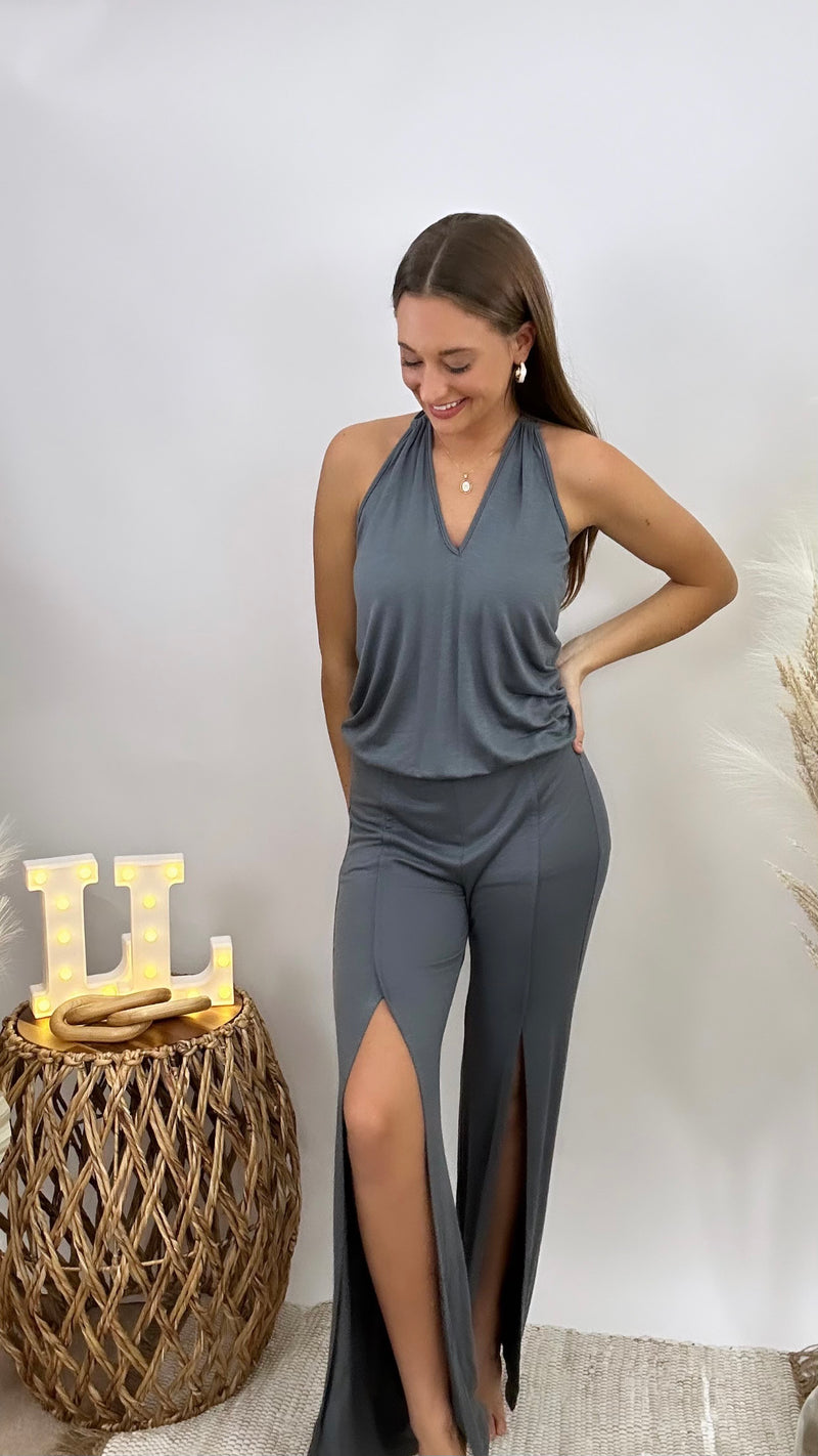 Grey Jumpsuit