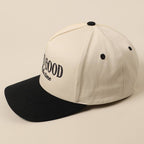 God Is Good All The Time Embroidery Trucker Hat: Black / ONE SIZE