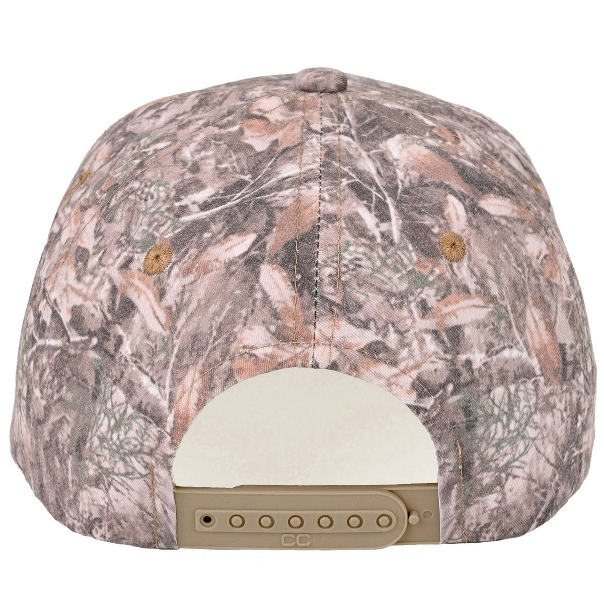 C.C GOD'S COUNTRY Letter on Two Tone Trucker Hat: Red