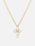 Eternal Light Cross Paperclip Chain Necklace