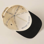 God Is Good All The Time Embroidery Trucker Hat: Black / ONE SIZE