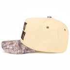 C.C GOD'S COUNTRY Letter on Two Tone Trucker Hat: Red